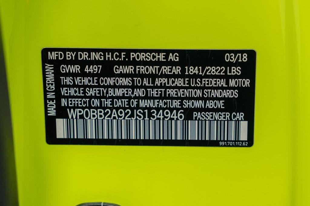 used 2018 Porsche 911 car, priced at $209,900