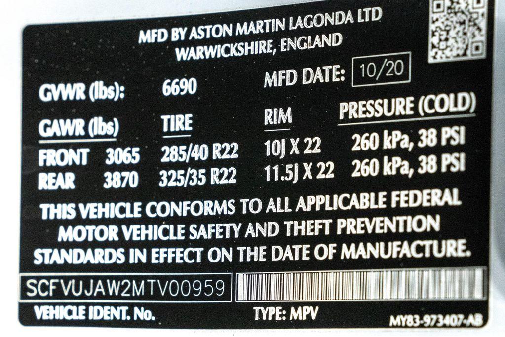 used 2021 Aston Martin DBX car, priced at $105,990