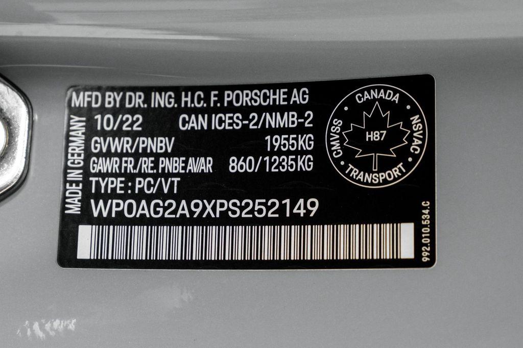 used 2023 Porsche 911 car, priced at $547,900