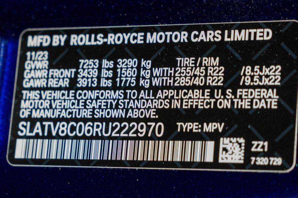 used 2024 Rolls-Royce Cullinan car, priced at $499,900