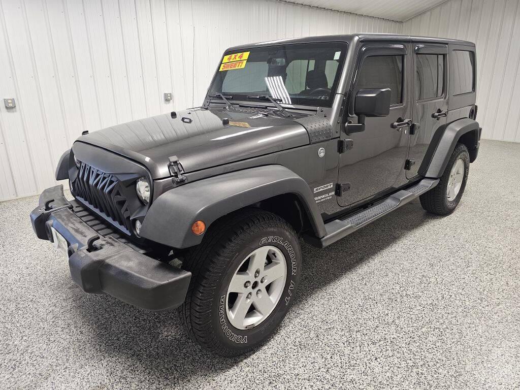 used 2017 Jeep Wrangler Unlimited car, priced at $18,995