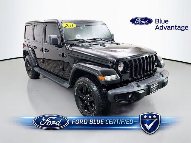 used 2021 Jeep Wrangler Unlimited car, priced at $22,819