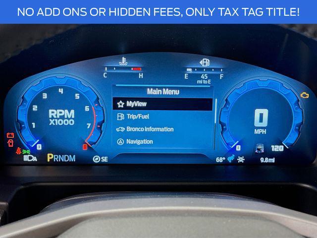 new 2025 Ford Bronco car, priced at $47,490