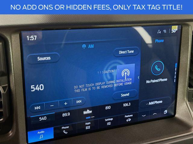 new 2025 Ford Bronco car, priced at $41,575