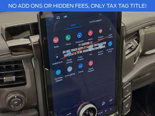 new 2025 Ford F-150 Lightning car, priced at $60,490