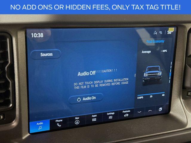 new 2025 Ford Bronco car, priced at $43,400