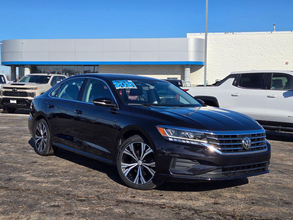 used 2021 Volkswagen Passat car, priced at $14,300