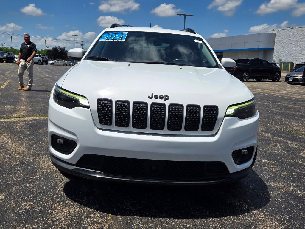 used 2021 Jeep Cherokee car, priced at $16,400