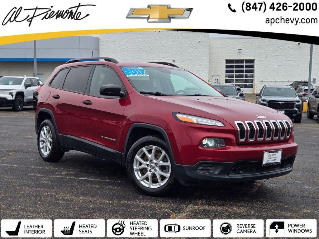 used 2017 Jeep Cherokee car, priced at $10,550