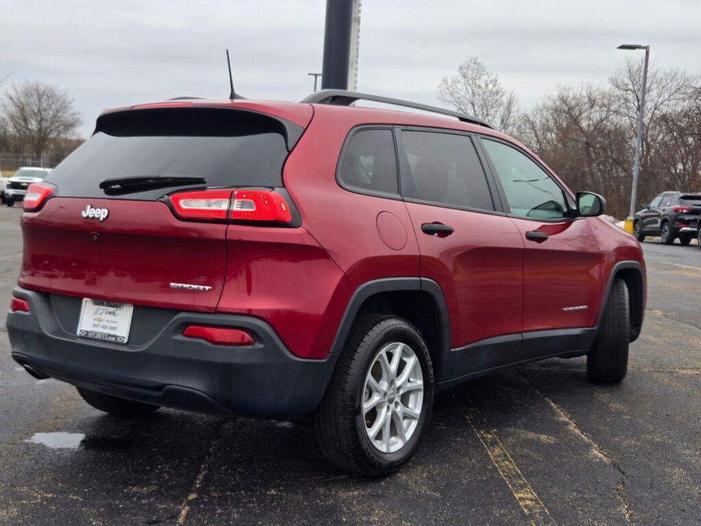 used 2017 Jeep Cherokee car, priced at $10,550