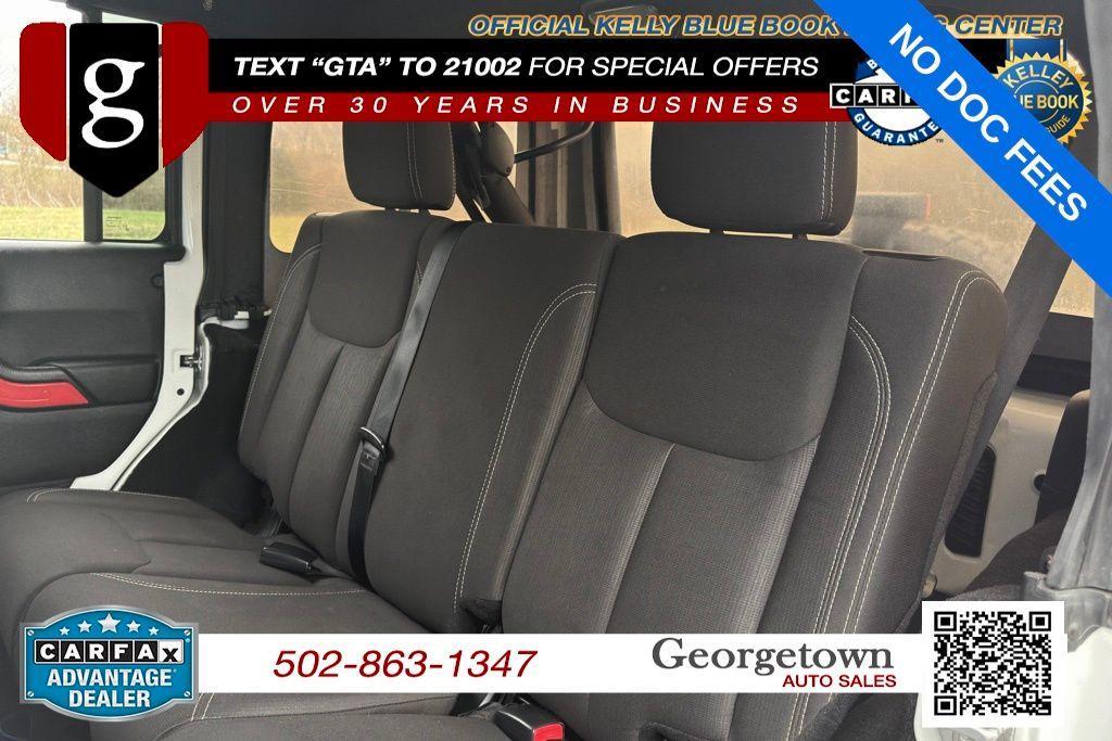 used 2016 Jeep Wrangler Unlimited car, priced at $17,989
