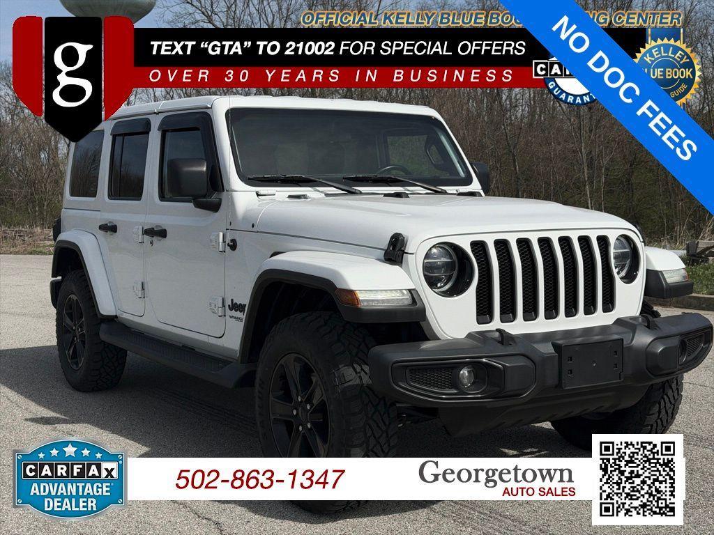 used 2021 Jeep Wrangler Unlimited car, priced at $29,761