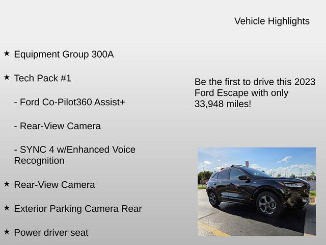 used 2023 Ford Escape car, priced at $22,581