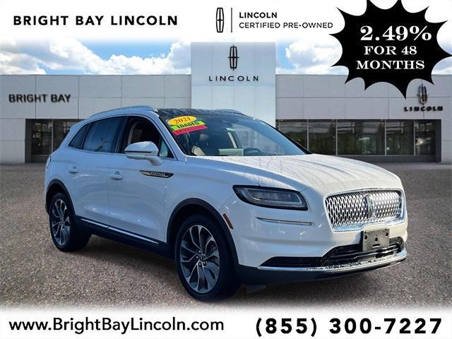 used 2021 Lincoln Nautilus car, priced at $29,599