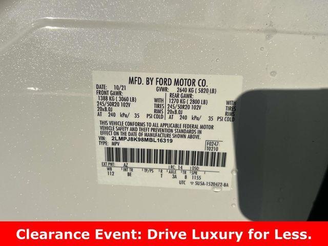 used 2021 Lincoln Nautilus car, priced at $27,997