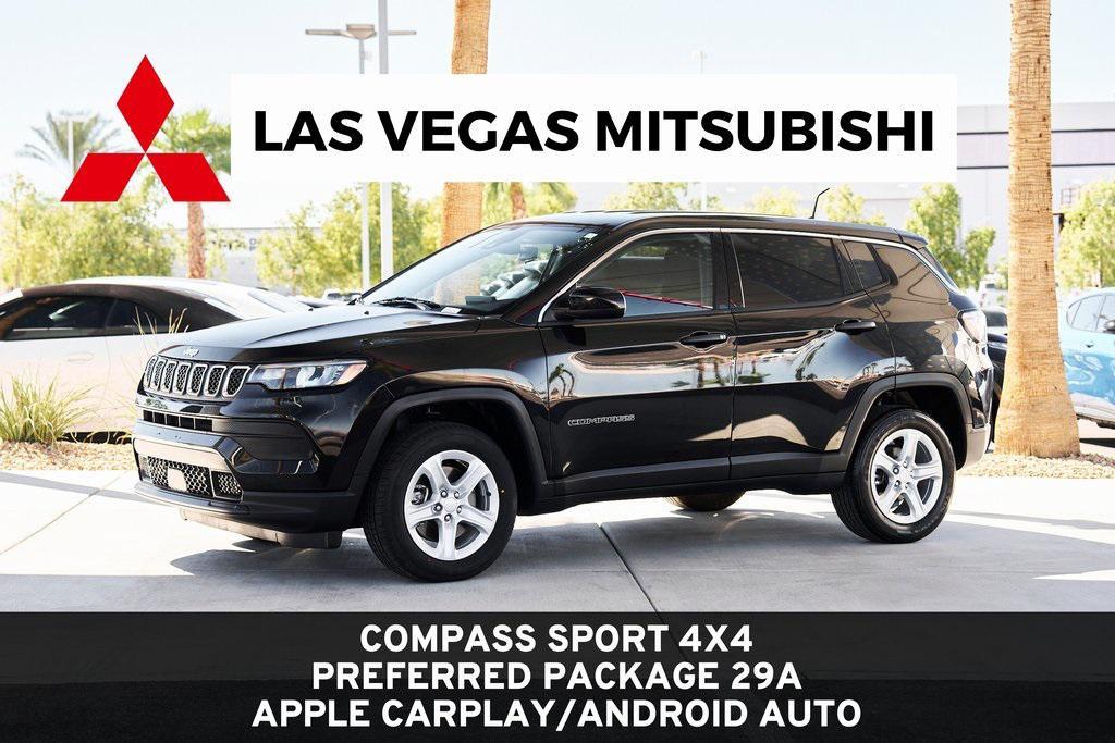 used 2023 Jeep Compass car, priced at $18,750
