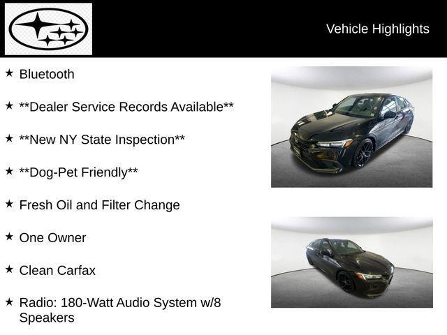 used 2023 Honda Civic car, priced at $21,542