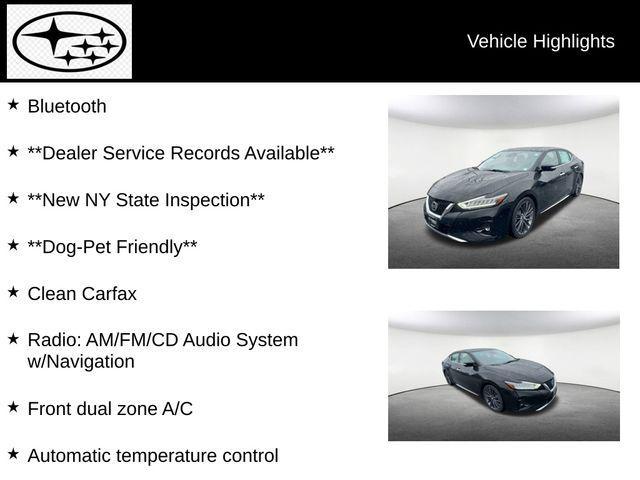 used 2020 Nissan Maxima car, priced at $20,390