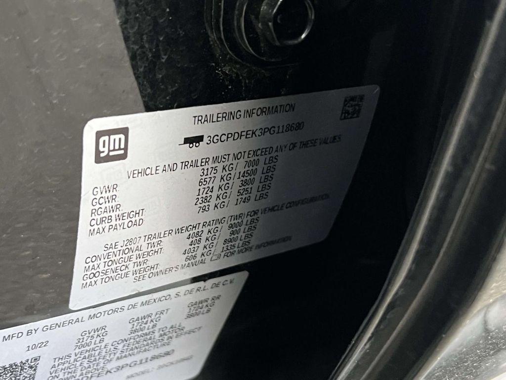 used 2023 Chevrolet Silverado 1500 car, priced at $41,995