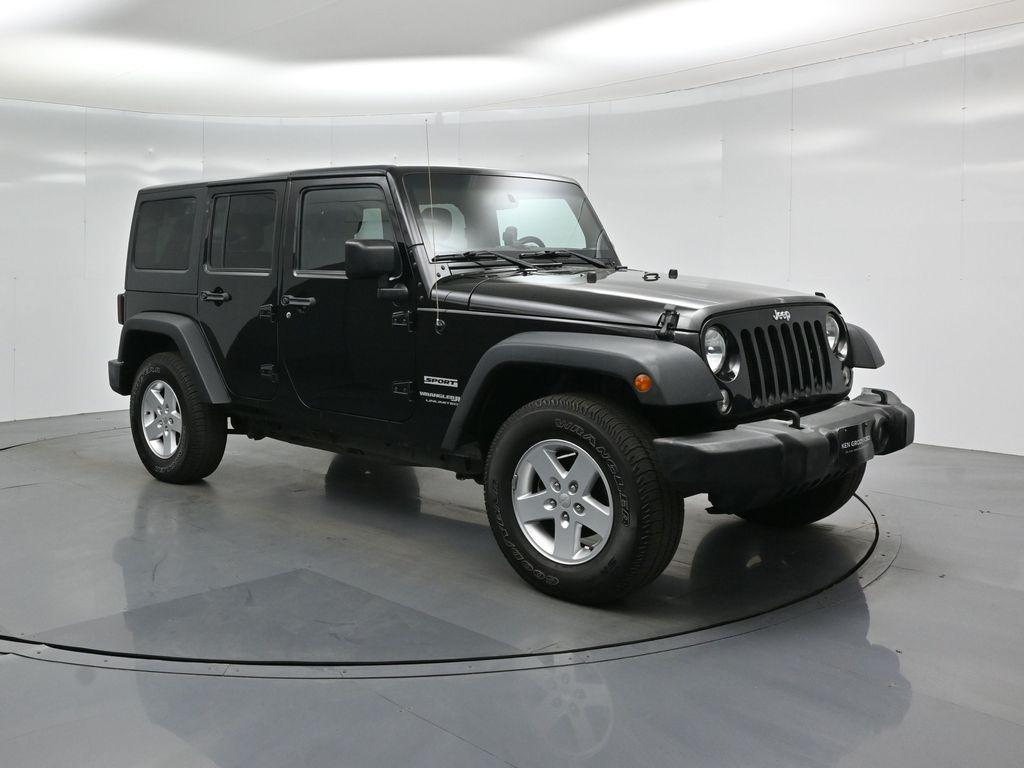 used 2018 Jeep Wrangler JK Unlimited car, priced at $18,877