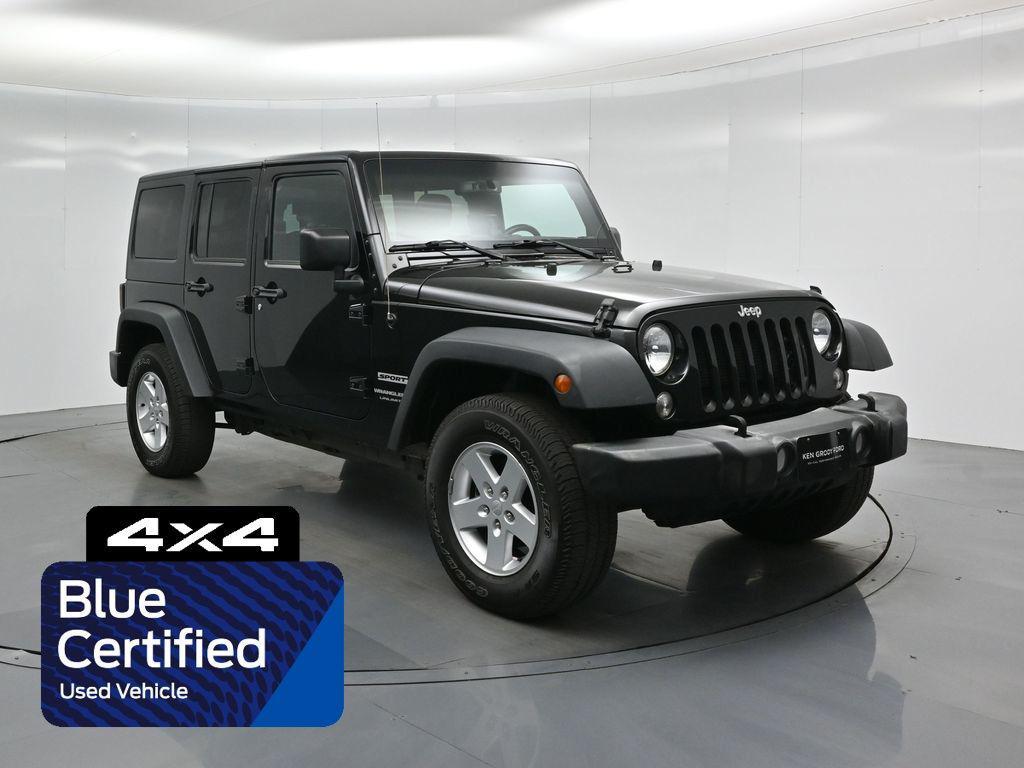 used 2018 Jeep Wrangler JK Unlimited car, priced at $18,877