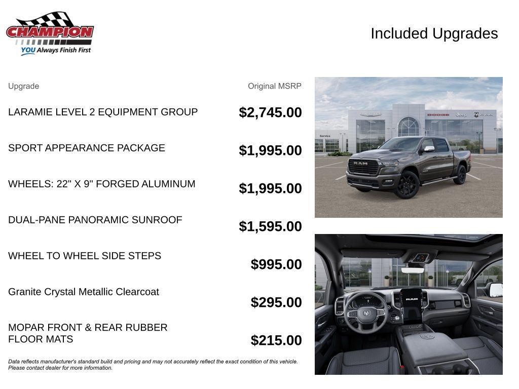 new 2026 Ram 1500 car, priced at $64,050