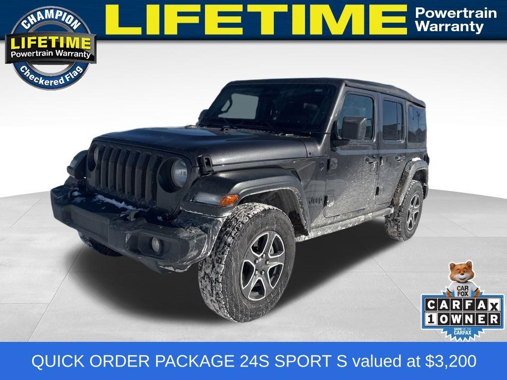 used 2021 Jeep Wrangler Unlimited car, priced at $27,500