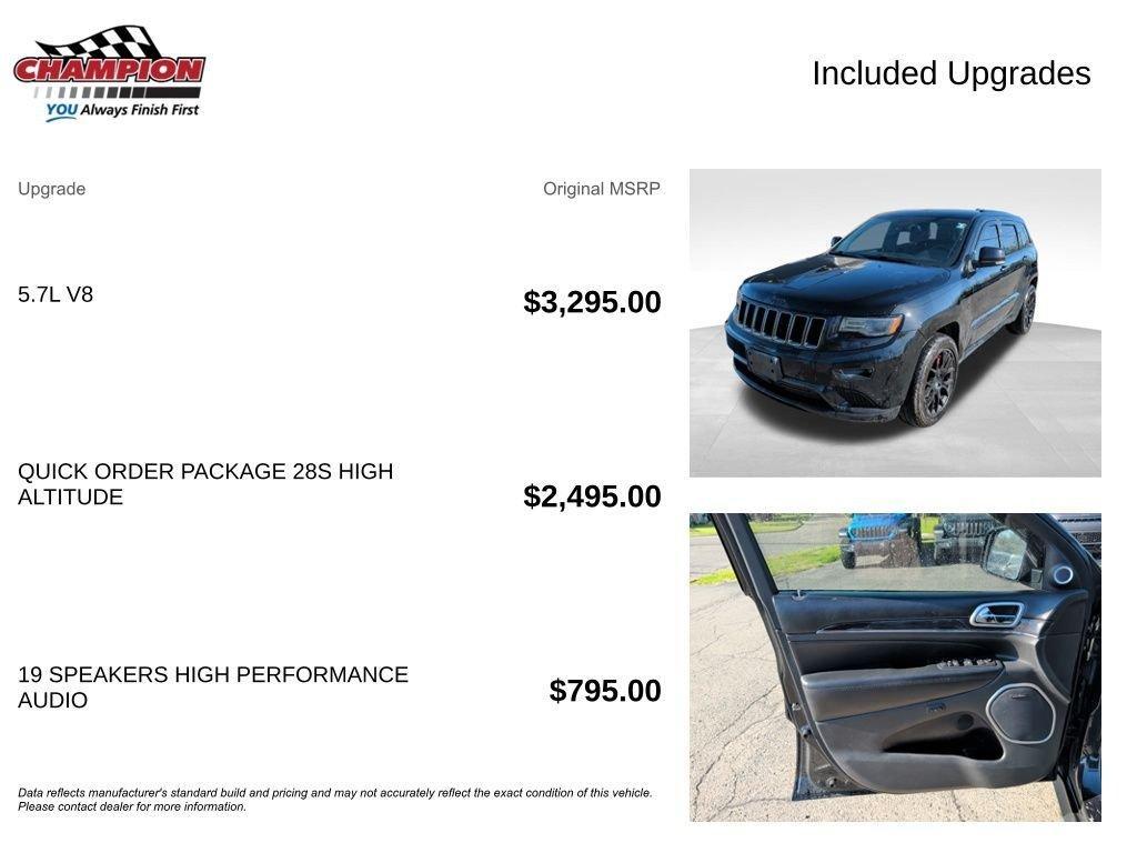 used 2015 Jeep Grand Cherokee car, priced at $13,500