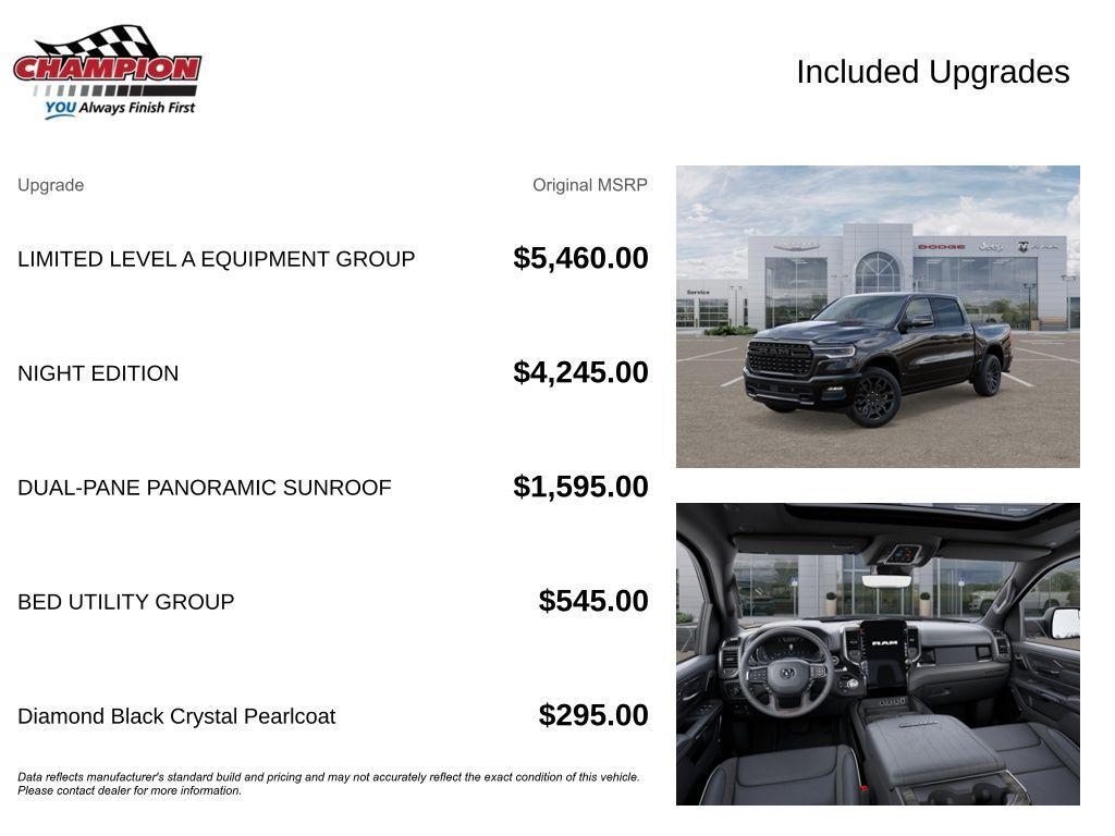 new 2026 Ram 1500 car, priced at $76,374