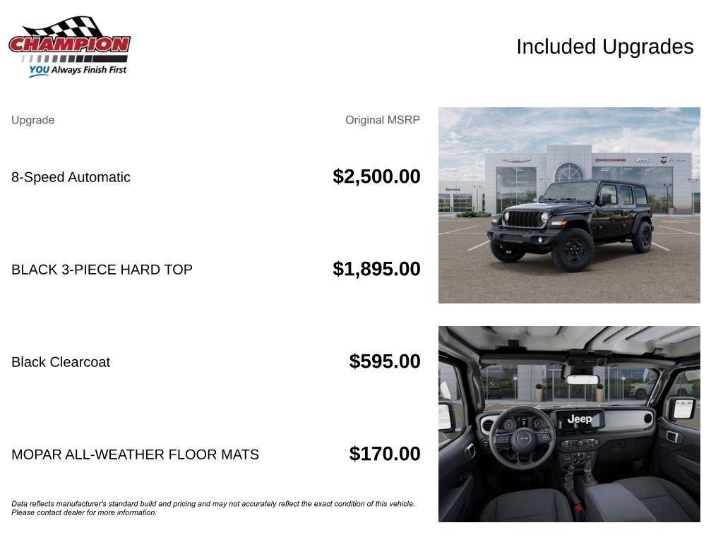 new 2026 Jeep Wrangler car, priced at $39,266