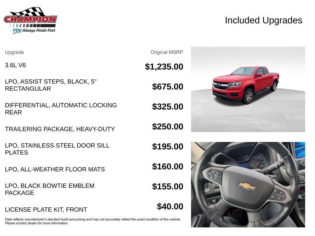 used 2016 Chevrolet Colorado car, priced at $19,500