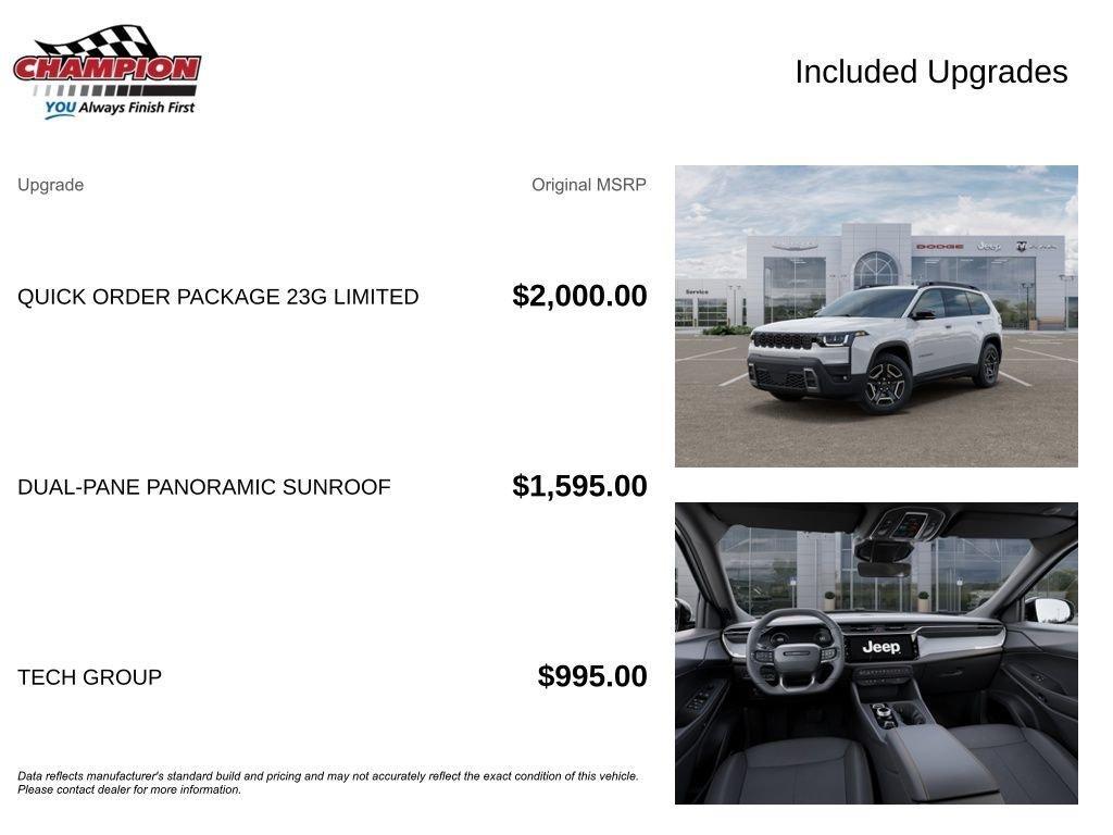 new 2026 Jeep Cherokee car, priced at $39,908