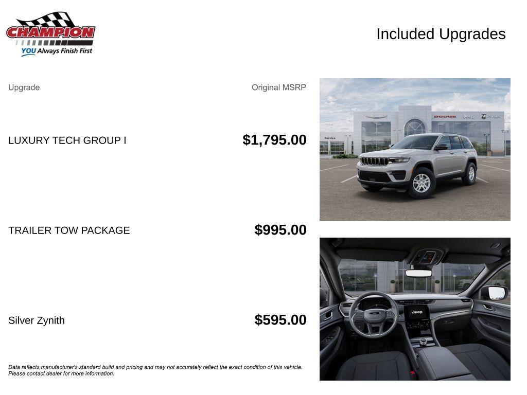 new 2025 Jeep Grand Cherokee car, priced at $40,923