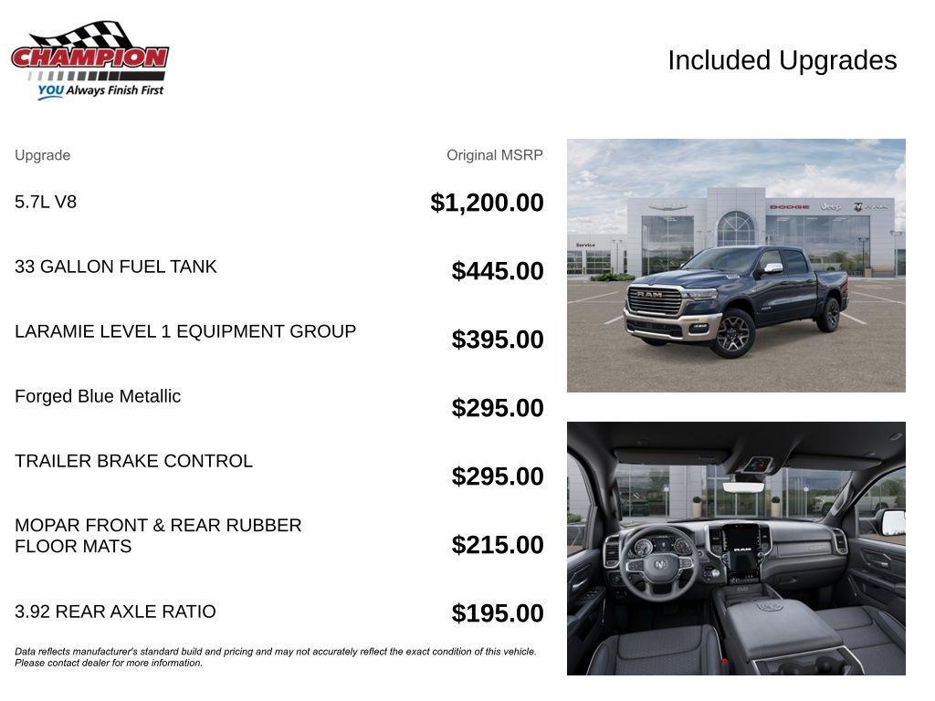 new 2026 Ram 1500 car, priced at $56,938
