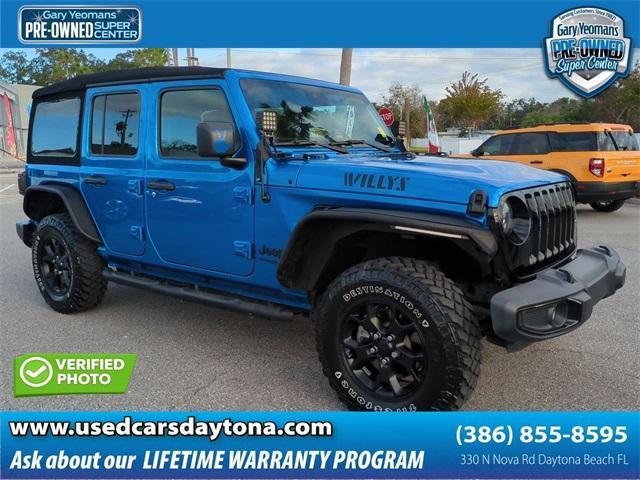 used 2022 Jeep Wrangler Unlimited car, priced at $29,999