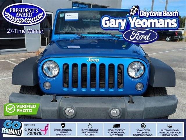 used 2016 Jeep Wrangler car, priced at $15,985