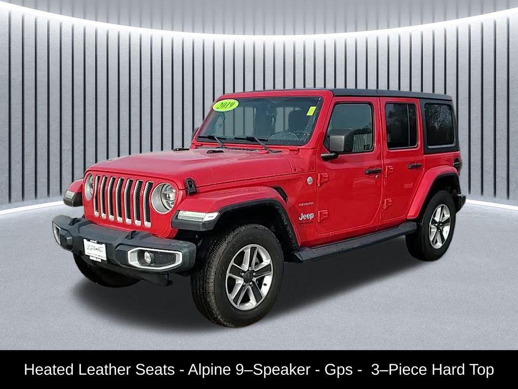 used 2019 Jeep Wrangler Unlimited car, priced at $23,388