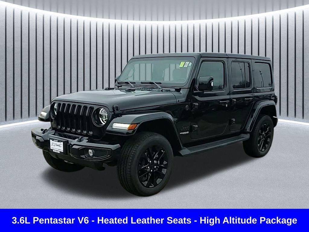 used 2022 Jeep Wrangler Unlimited car, priced at $34,977