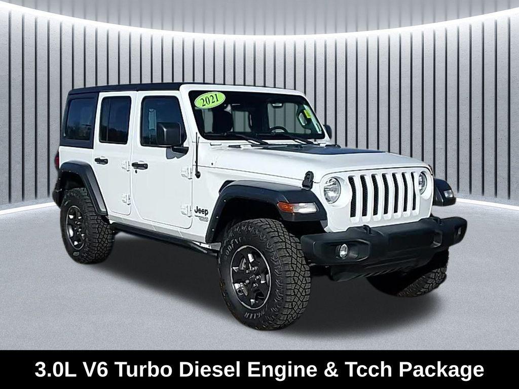used 2021 Jeep Wrangler Unlimited car, priced at $25,588