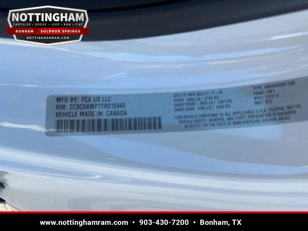 new 2026 Dodge Charger car, priced at $54,282