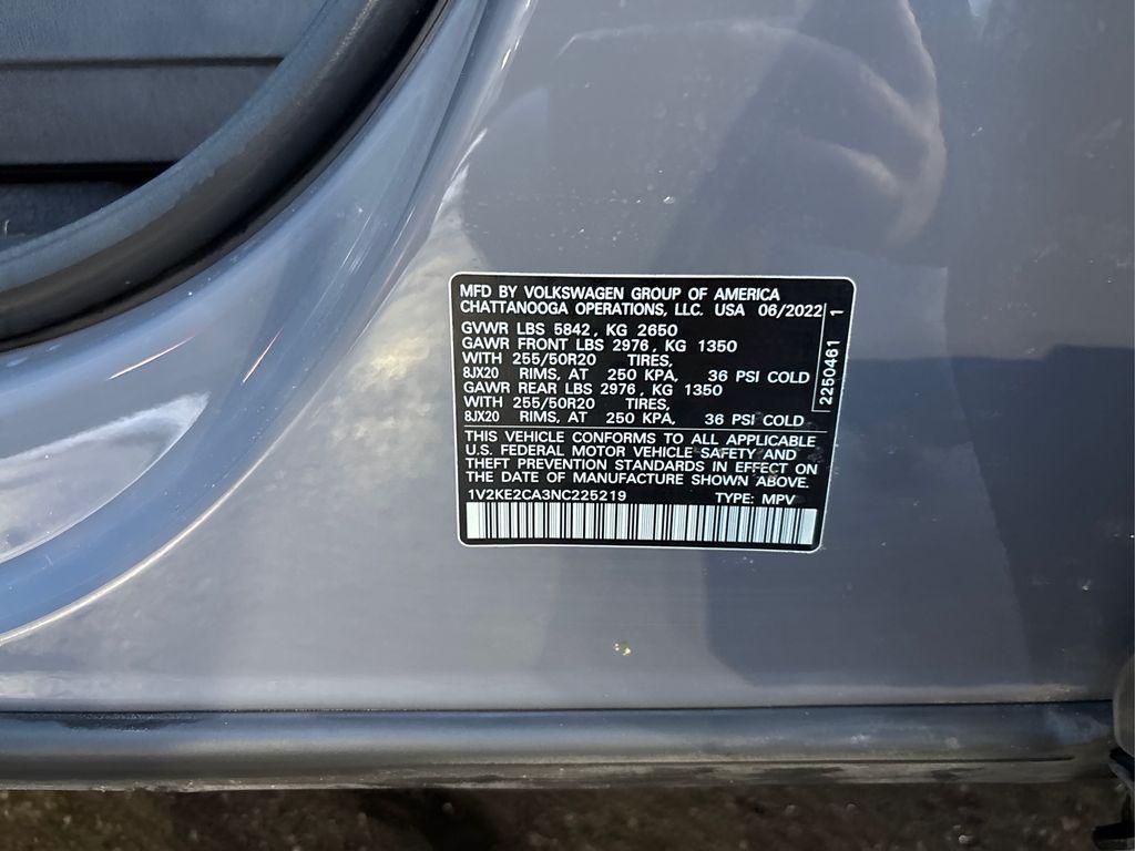 used 2022 Volkswagen Atlas Cross Sport car, priced at $23,971