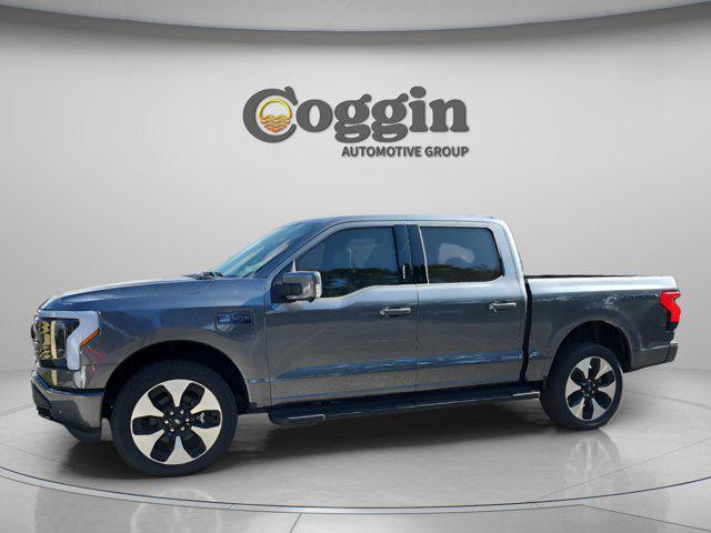 new 2025 Ford F-150 Lightning car, priced at $74,273