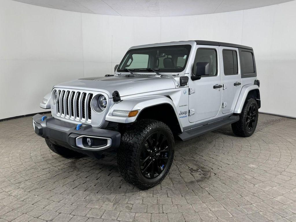used 2022 Jeep Wrangler Unlimited 4xe car, priced at $24,998