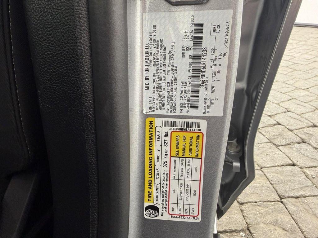 used 2020 Ford Fusion car, priced at $14,500