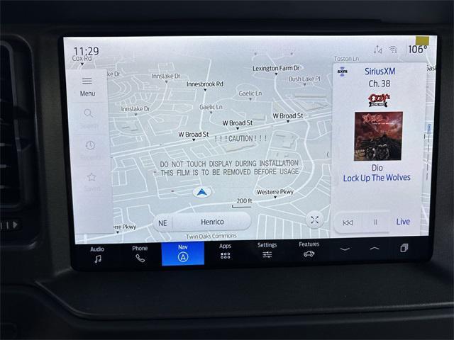 new 2025 Ford Bronco car, priced at $44,760