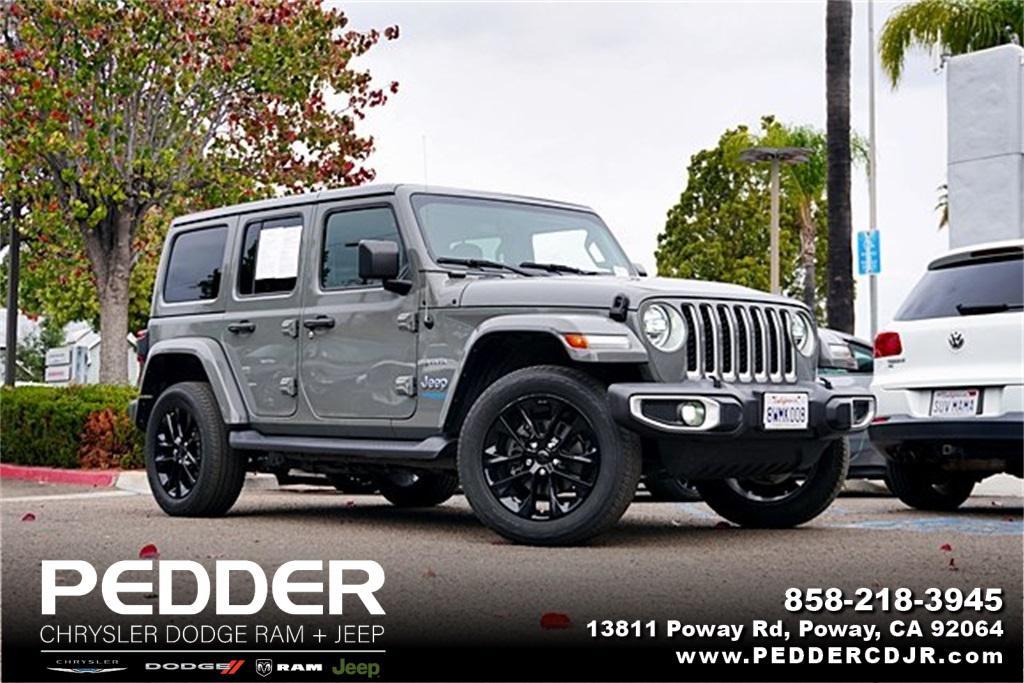 used 2021 Jeep Wrangler Unlimited 4xe car, priced at $24,195