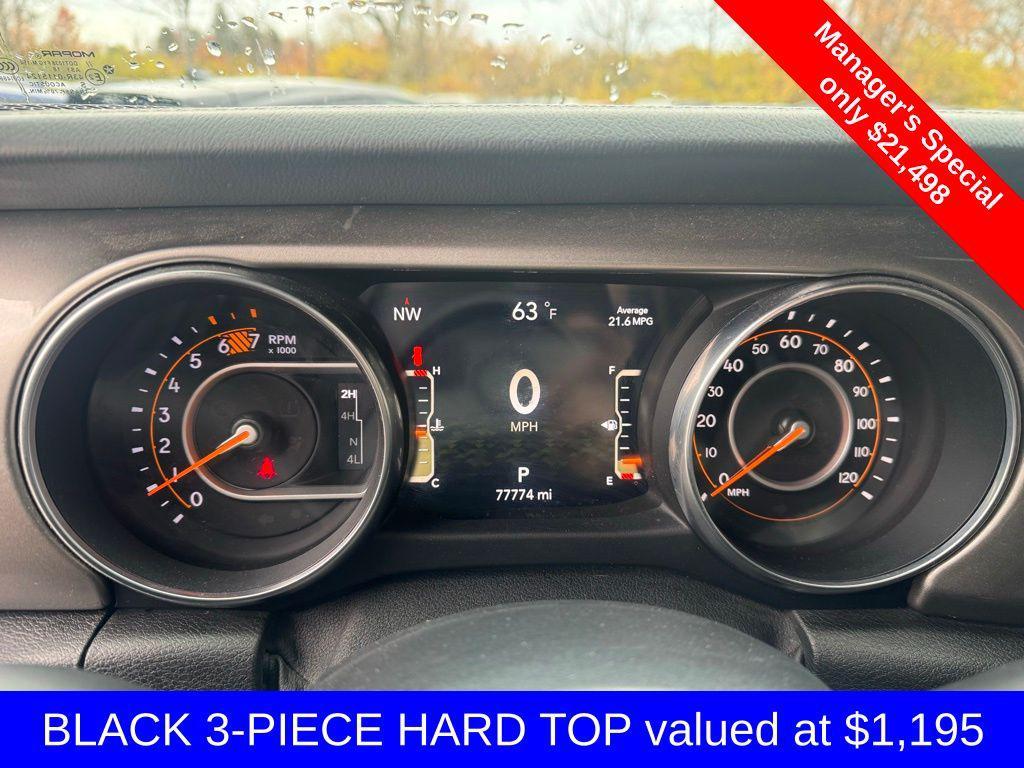 used 2018 Jeep Wrangler Unlimited car, priced at $21,498