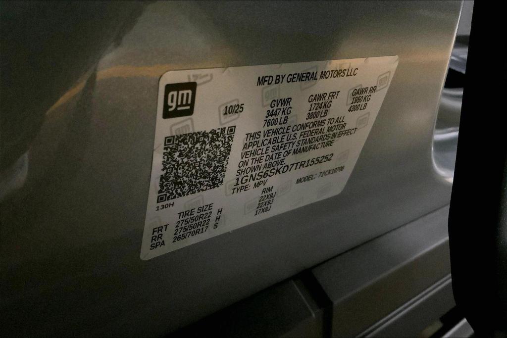 new 2026 Chevrolet Tahoe car, priced at $81,675