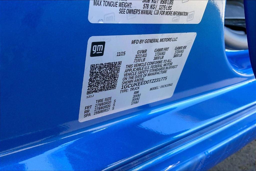 new 2026 Chevrolet Silverado 1500 car, priced at $55,400