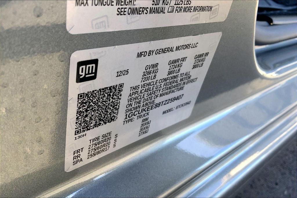 new 2026 Chevrolet Silverado 1500 car, priced at $56,550